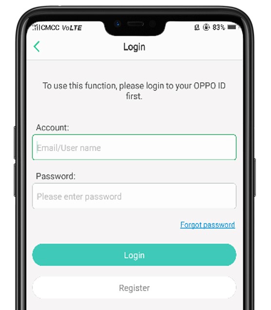 「ColorOS Know OPPO ID Password_Skills_Product_ColorOS