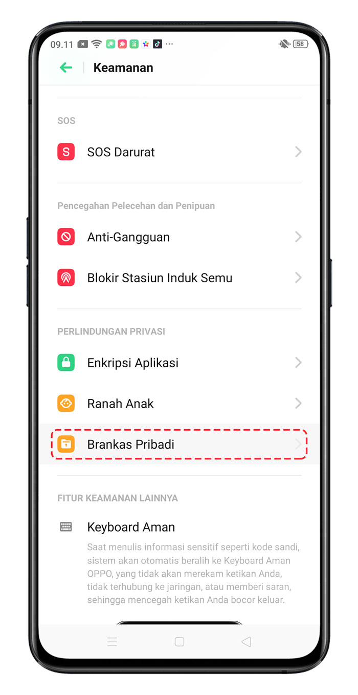 Menggunakan Kotak File / Brankas File / Brankas Pribadi di Ponsel OPPO |  OPPO Indonesia