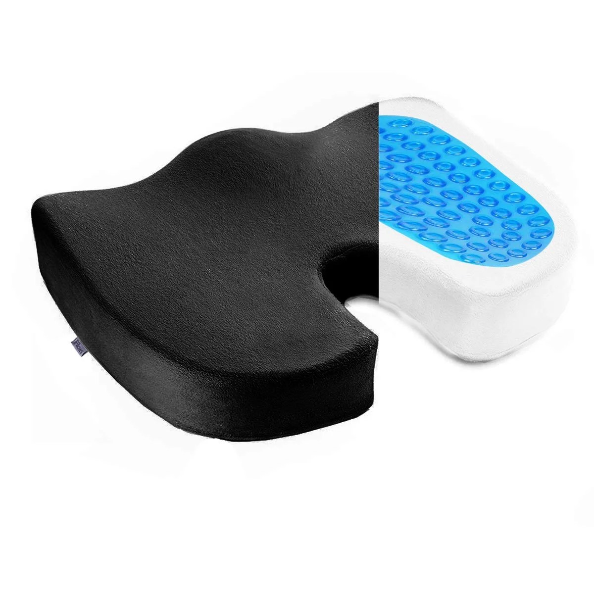 Pain Reliever Seat Cushion Orthopedic Gel & Memory Foam Coccyx Cushion