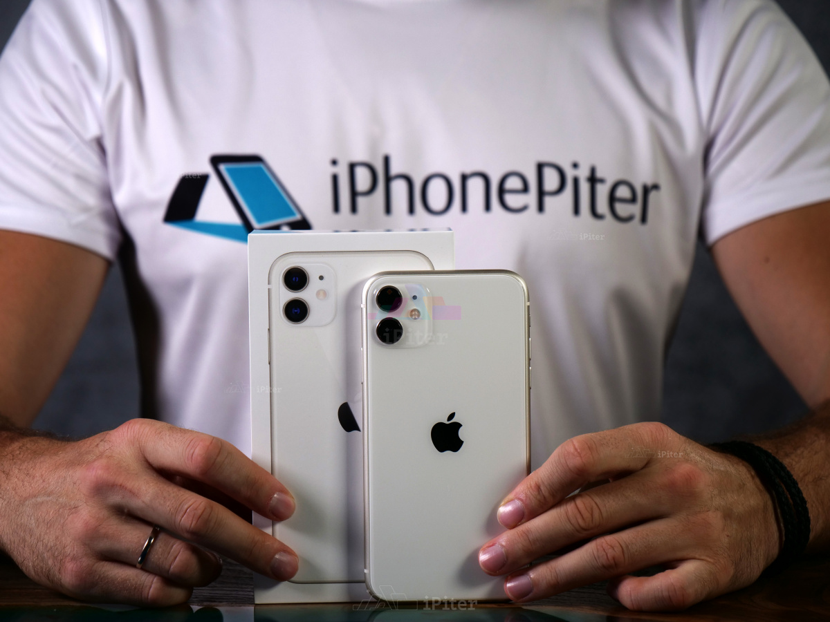 Купить Apple iPhone 11 64Gb White (Белый) по низкой цене в СПб
