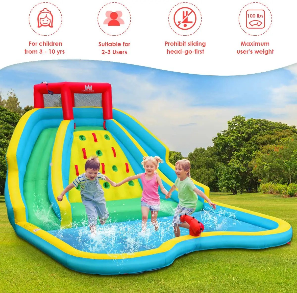 Best Inflatable Water Slides for kids in 2021 IPlayTX