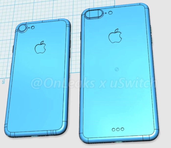 「iPhone 7/7 Plus」の3D CADデータ、様々な角度からの画像 iPod LOVE