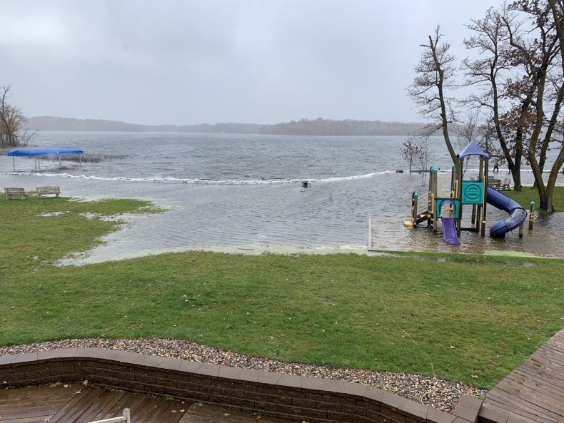 Flooding at Spitzer Lake Inspiration Point