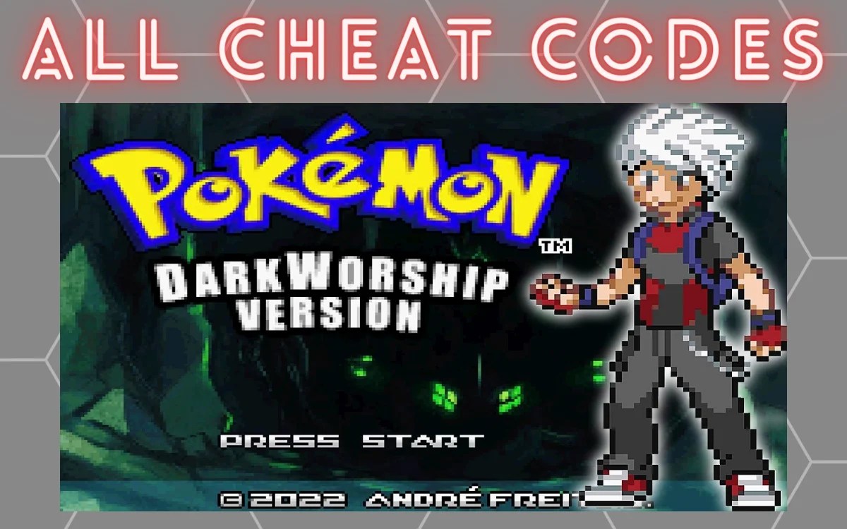 Pokemon Dark Workship Cheat Codes 2023 iPokeGoX