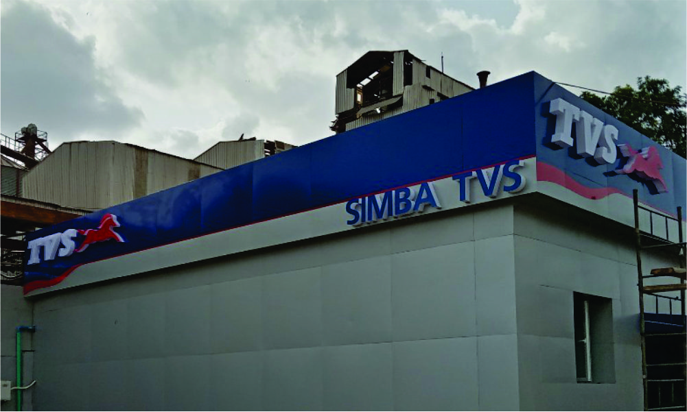 Cladding with Outdoor Signage iPrints Nigeria