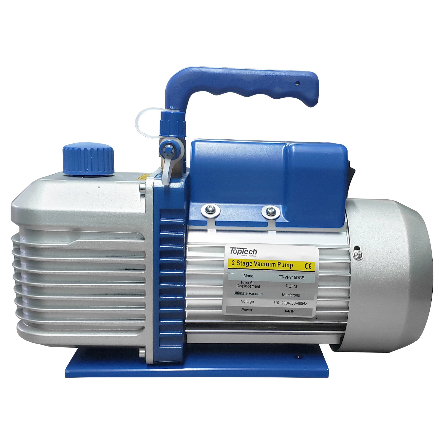 Bomba De Vacio 7-8 Cfm (2 Etapas) Top Tech 110/220V - Ipr Partes Y Repuestos De Refrigeración En Colombia