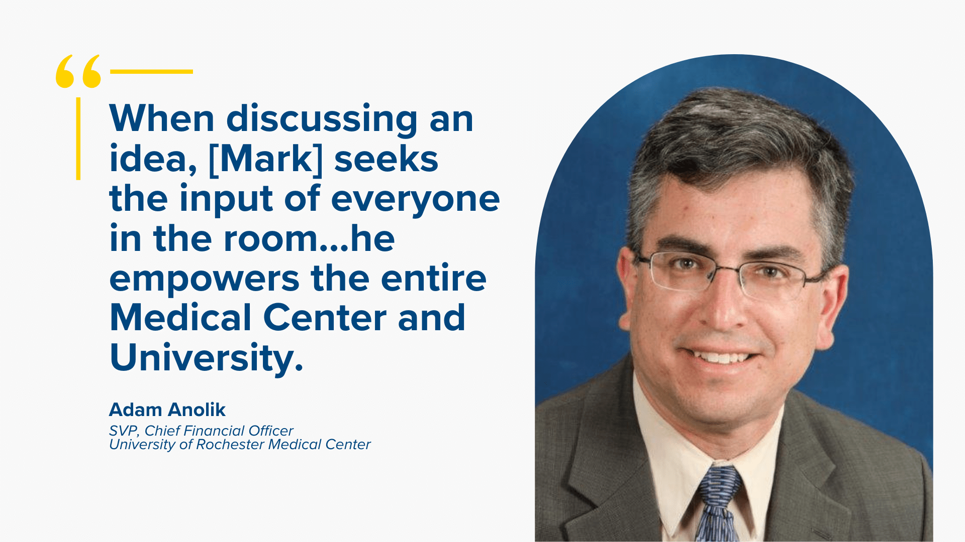 How Mark Taubman Transformed URMC URMC Newsroom