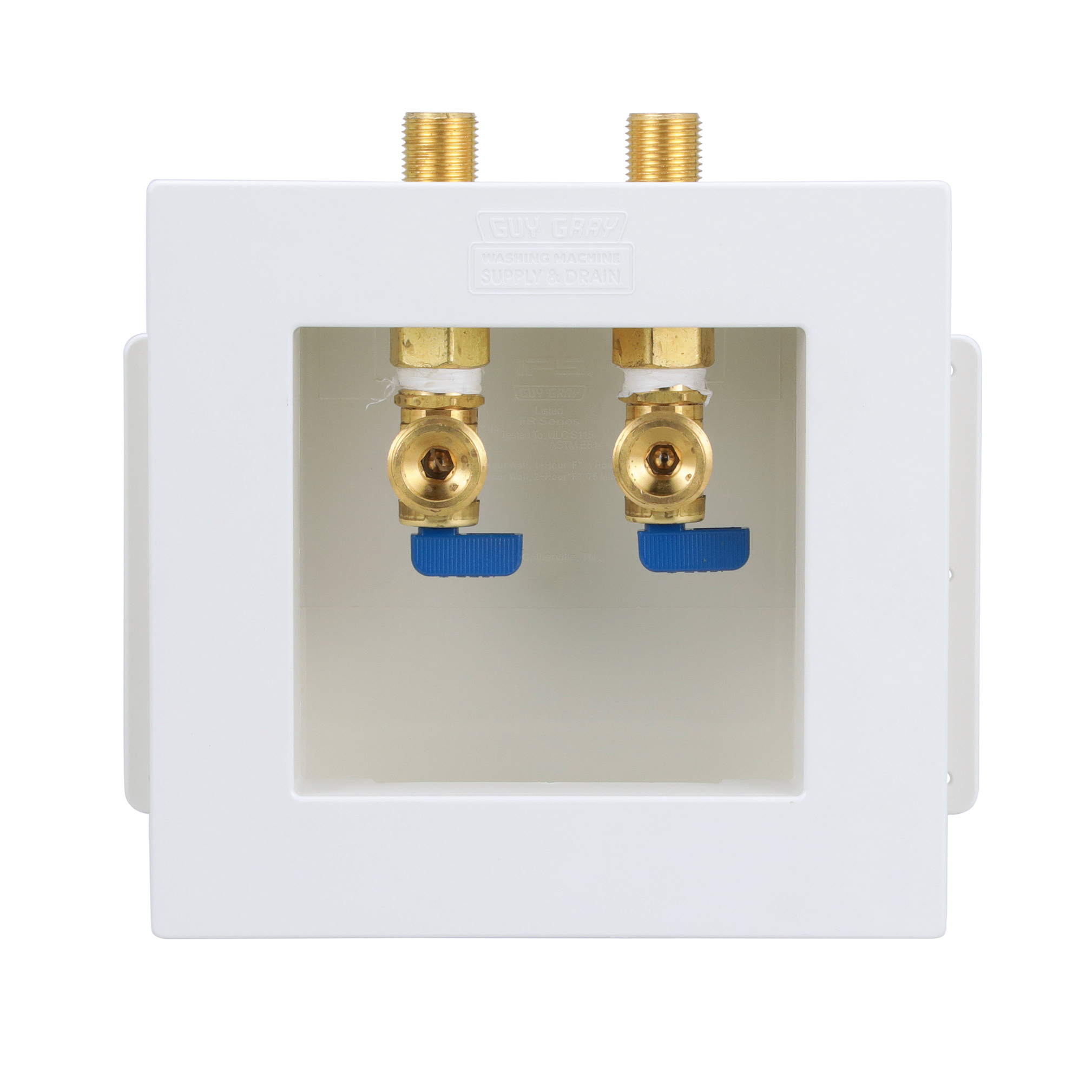 FireRated Plastic Washing Machine Outlet Boxes IPS Plumbing