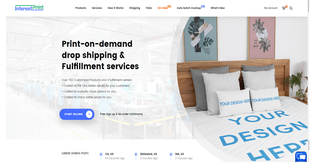 Custom Women's Apparel InterestPrint Print on Demand