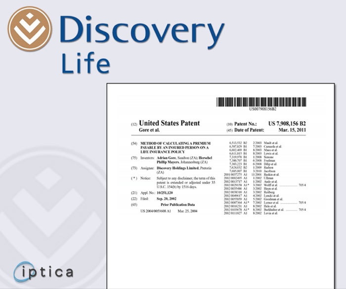 Discovery Vitality How to patent a business method Iptica