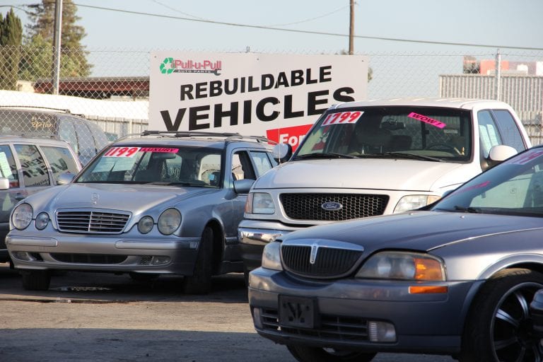 View Rebuildable Cars for Sale in Caifornia iPulluPull