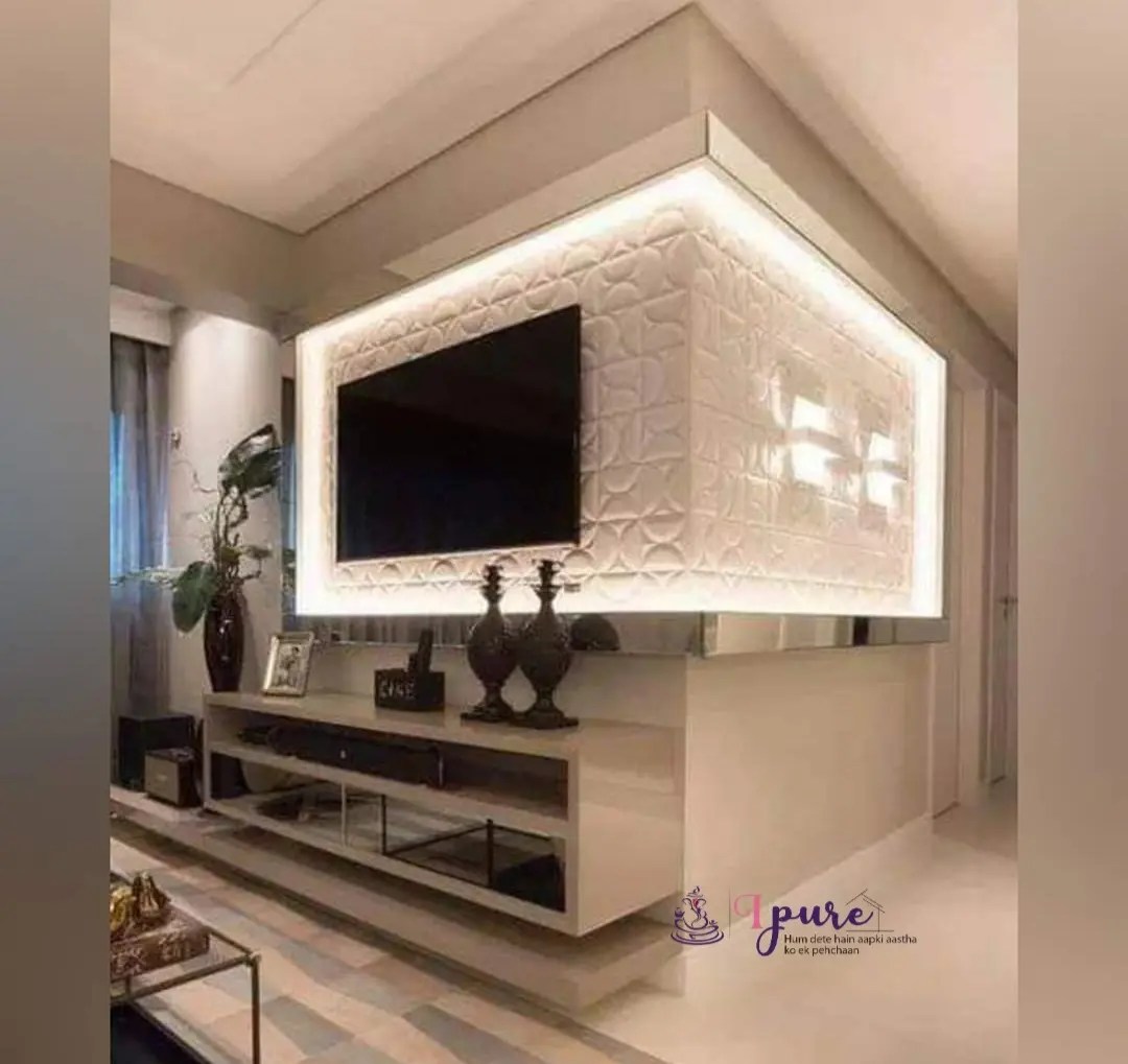 3D Backlight TV Panels Corian 3D TV Panels Ipure Interior