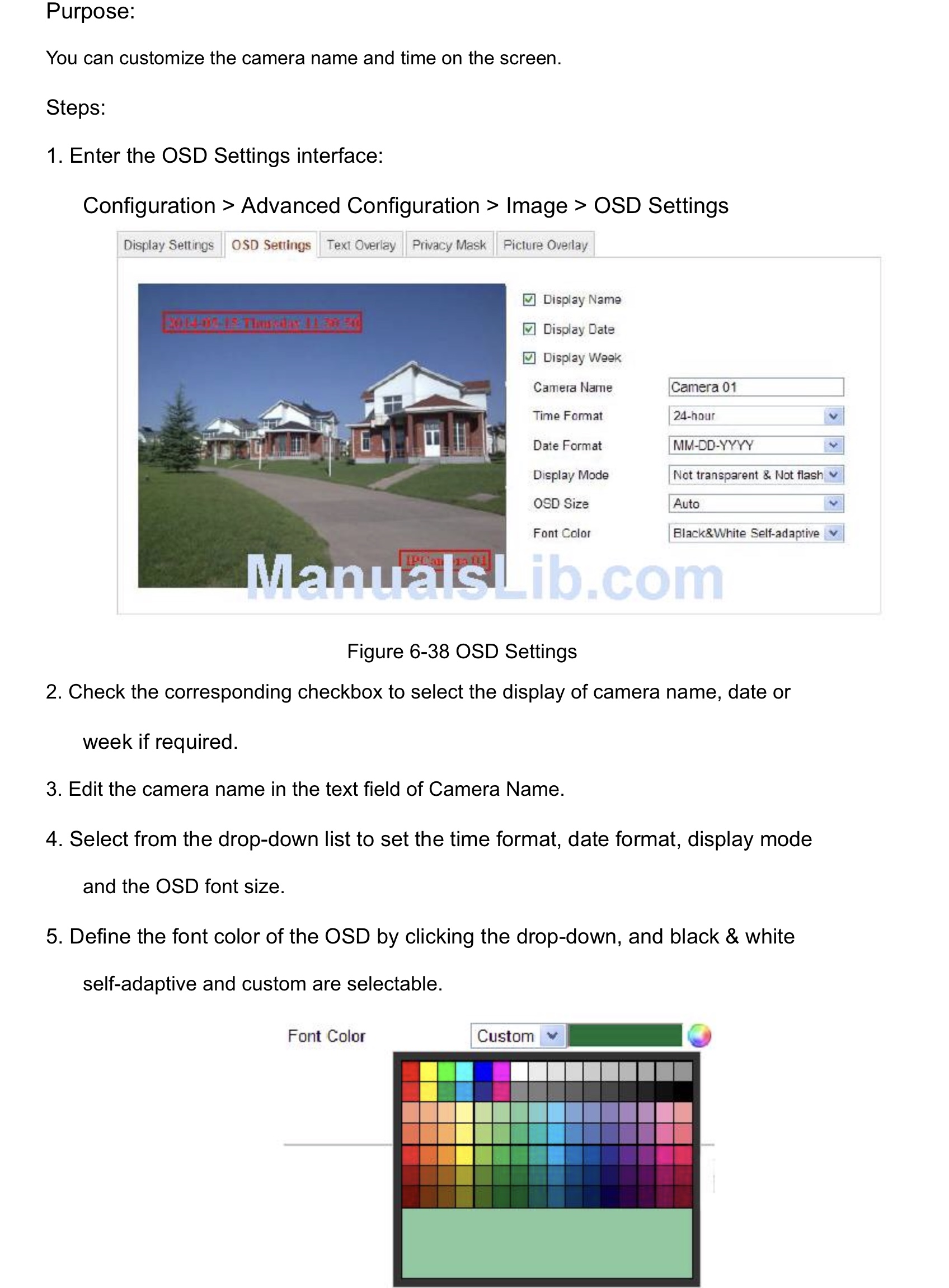 Problem With Hikvision 2MP TVI Camera Can't Get Rid Of Huge Overlay