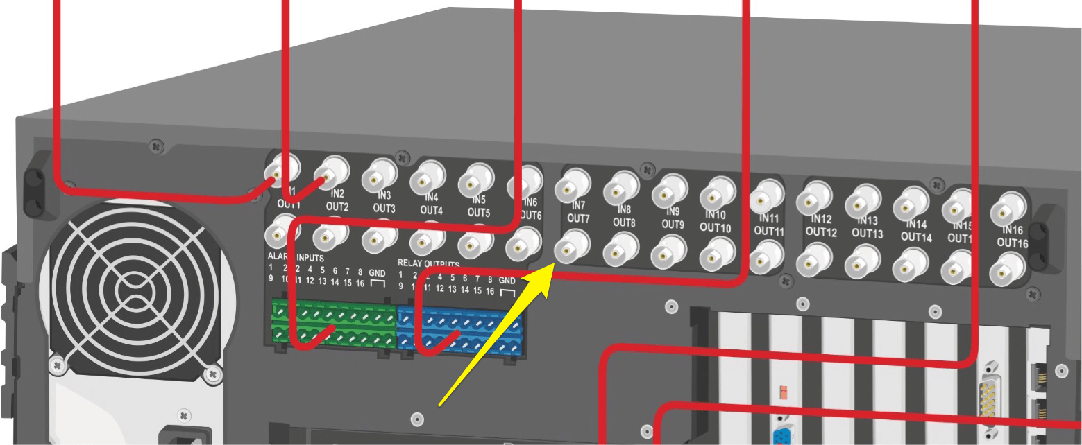 Split An Analog NTSC CCTV Camera Signal To Feed Both An Encoder And An
