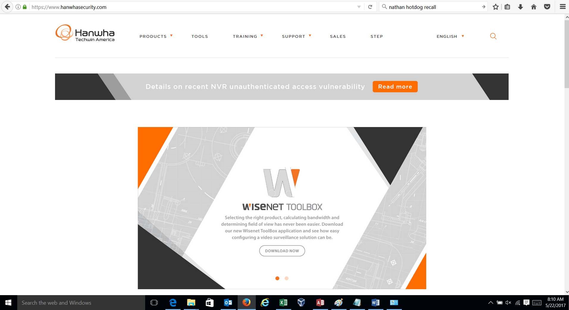 Hanwha Recorder Vulnerability Analyzed