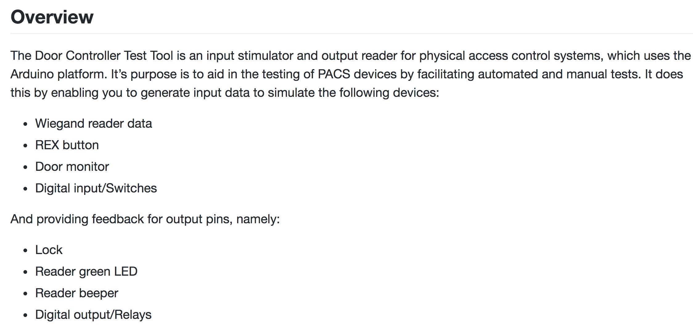 Axis Open Source Automated Access Control Test Tool