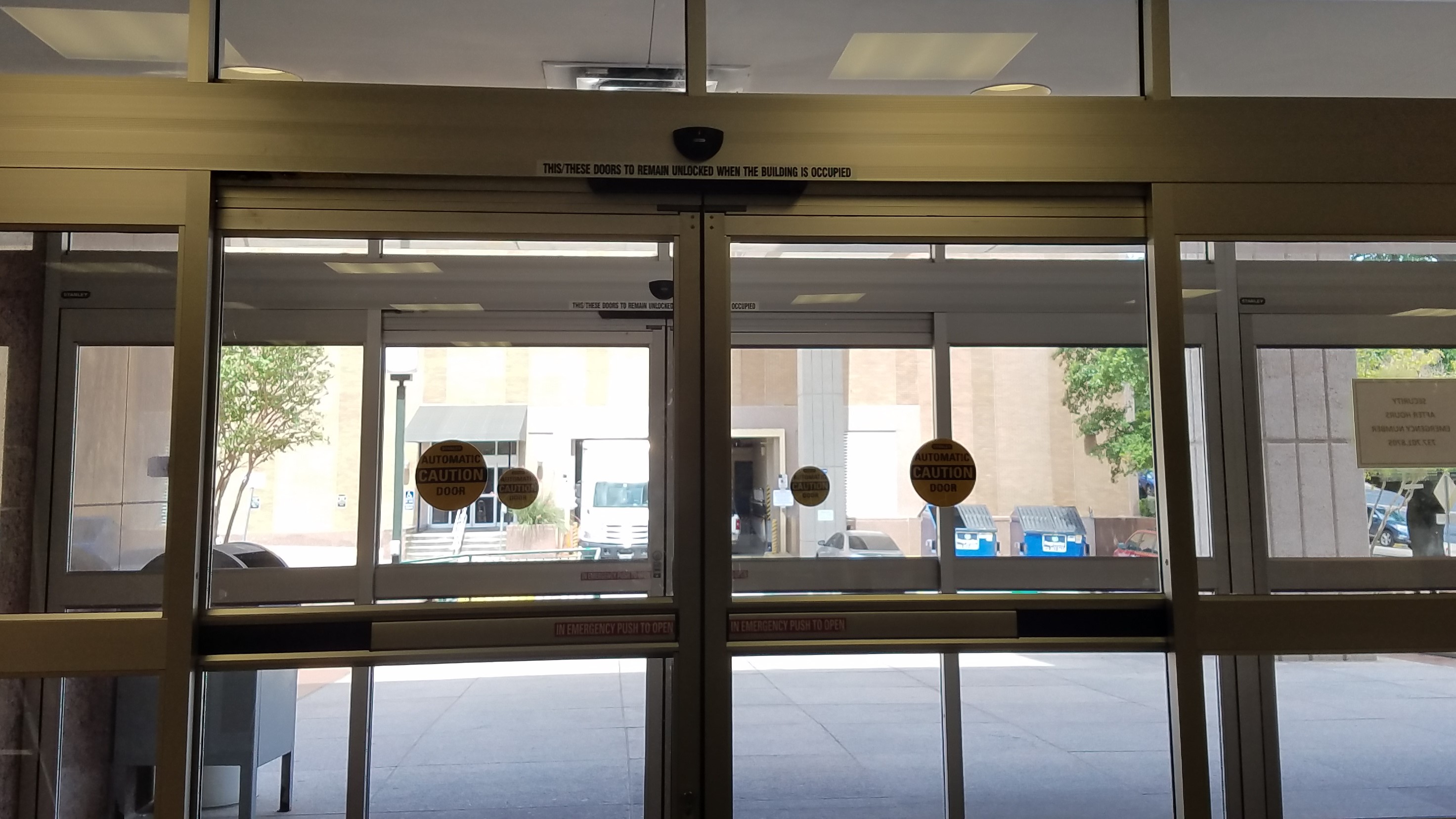 How Do You Put A Door Contact On A Double Sliding Door?