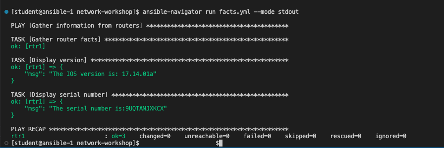 Exercise 3 Ansible Facts