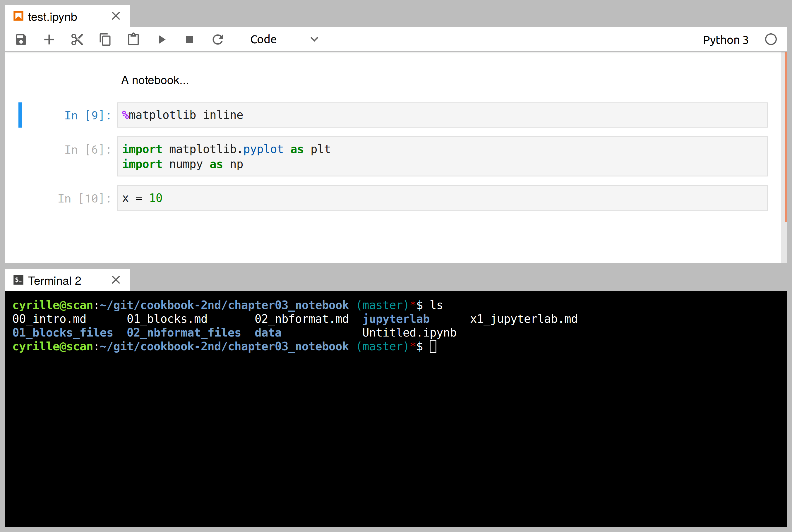 Jupyterlab text editor parsgerty