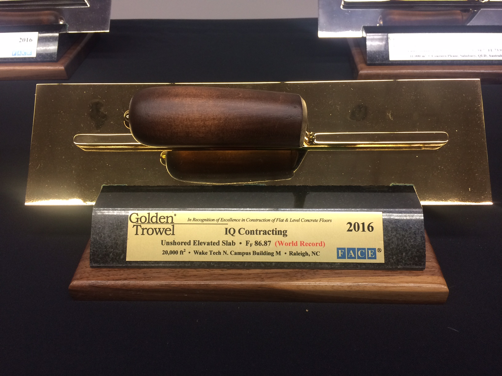 IQcontracting IQ Contracting wins prestigious Golden Trowel Award