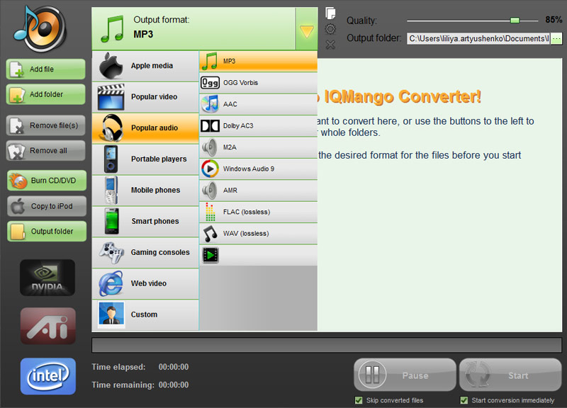 How to Convert MP4 to MP3 using IQmango Video to MP3 Converter