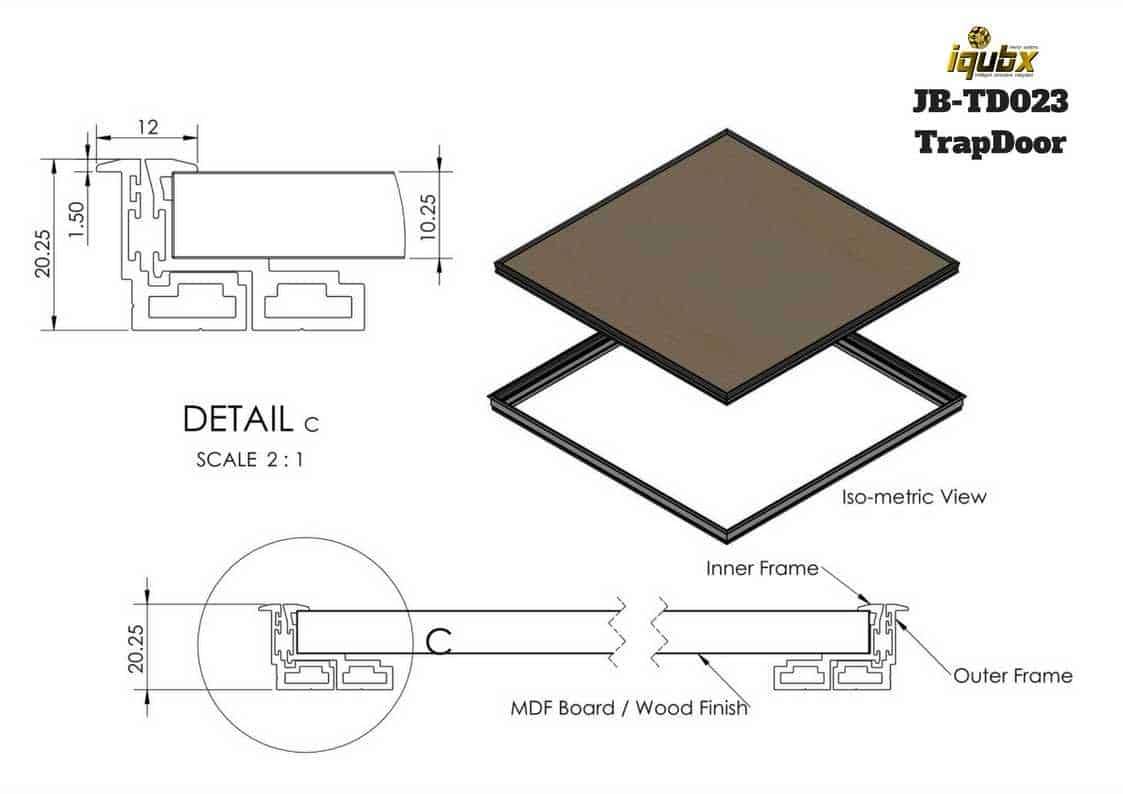 Access Ceiling Trap Door, An Innovative Access Hatch System