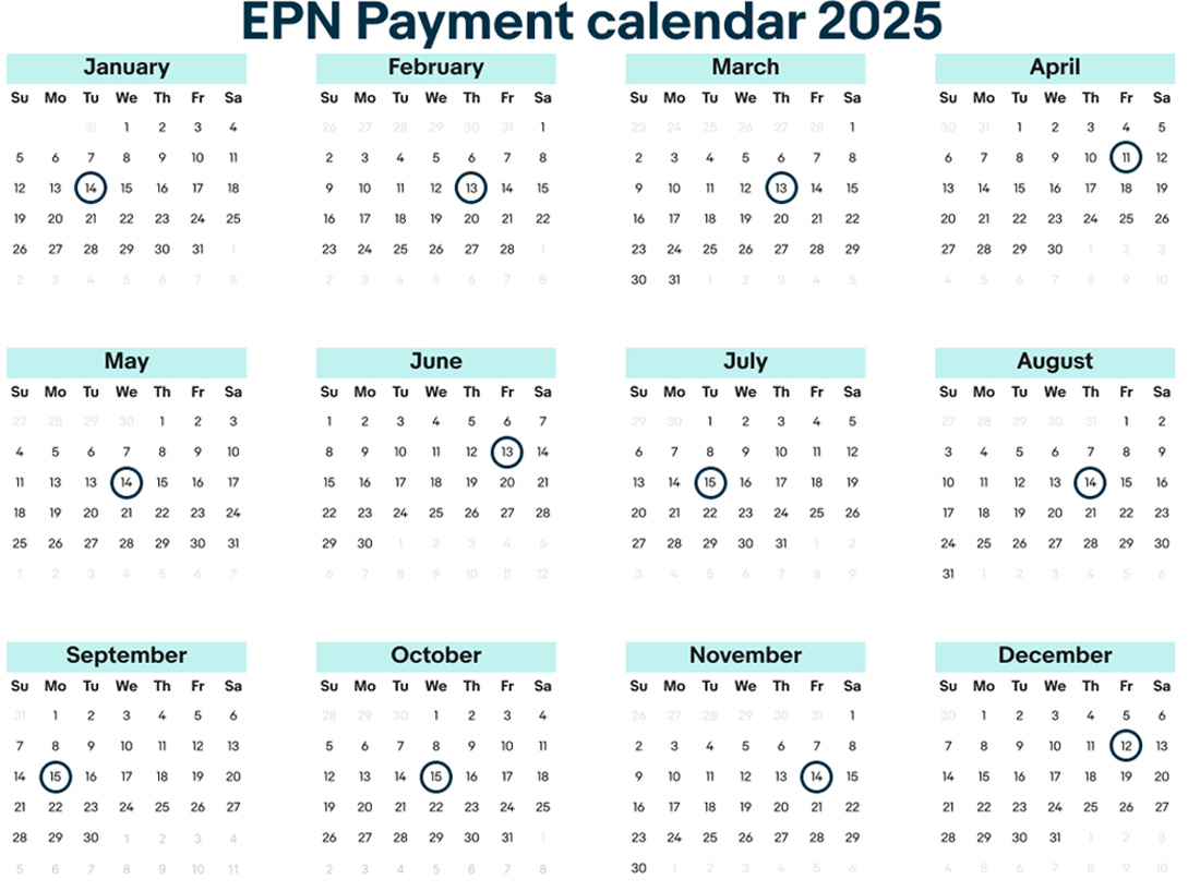 Payment calendar eBay Partner Network Payment calendar eBay Partner Network