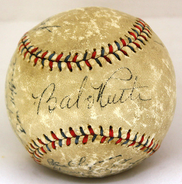 Two of Babe Ruth’s signed baseballs eBay Stories