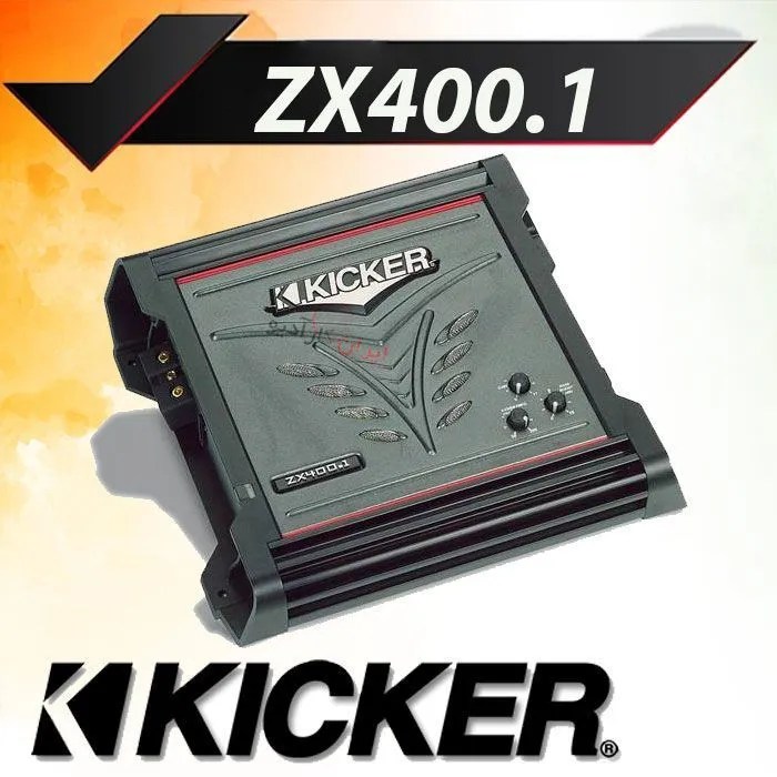 قیمت_توضیحات_پاسخ به سوالات_خرید Kicker ZX400.1 آمپلی فایر کیکر ایران