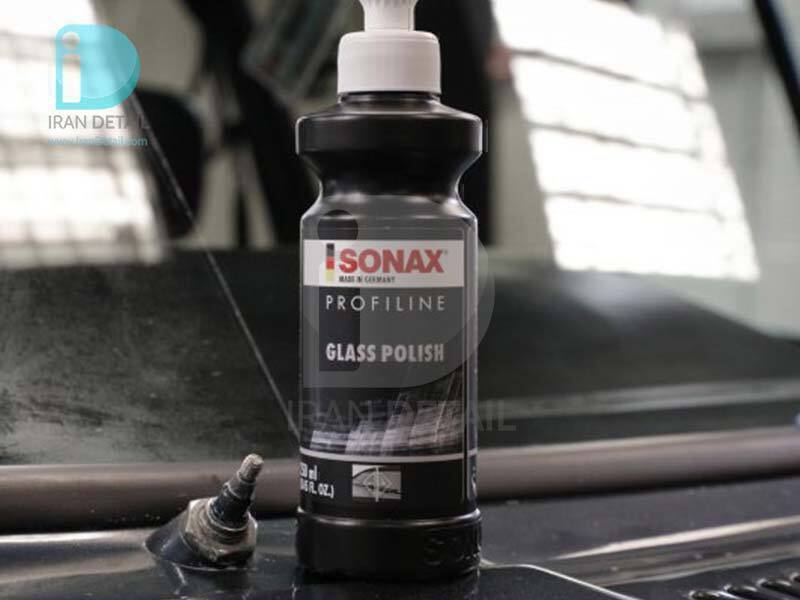 پولیش شیشه حرفه ای 250 میلی لیتری سوناکس مدل Sonax Profiline Abrasive Glass Polish ایران دیتیل