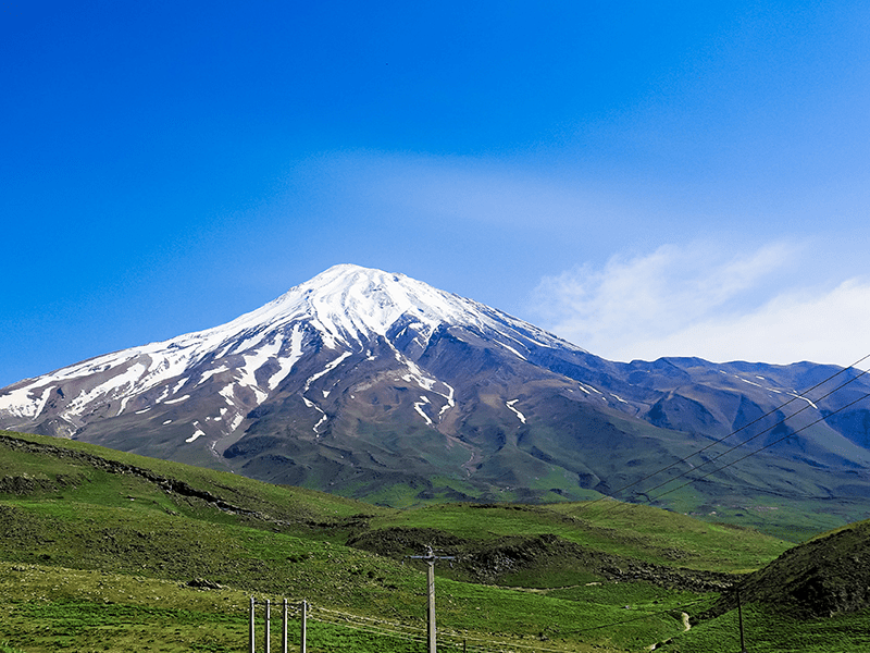 Mount Damavand; Tallest Volcano in Asia Weather, Height