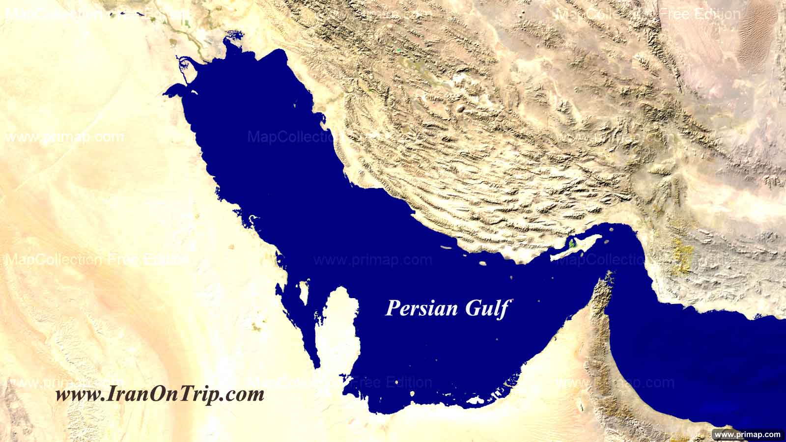 Persian Gulf On A World Map Persian Gulf Iran On Trip