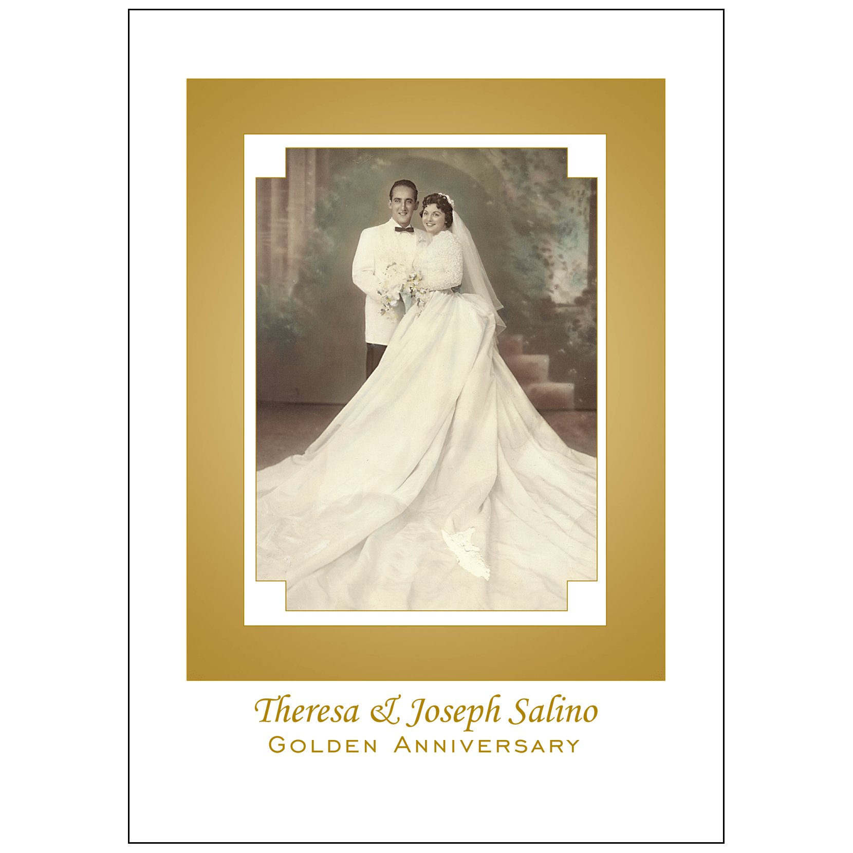 50th Anniversary Party Invitation Style 1D IPV Studio