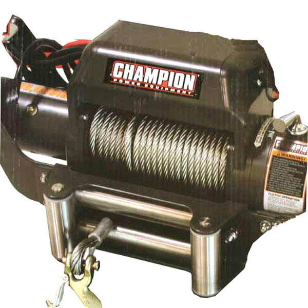 10,000 lb. Champion Winch with Speed Mount Hitch Adapter