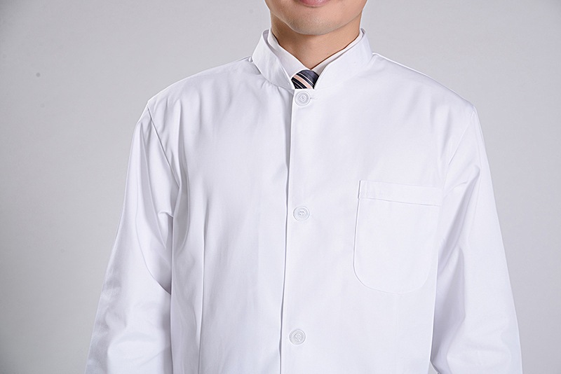 Irder long sleeve handsome male doctor dentist coat hospical working wear