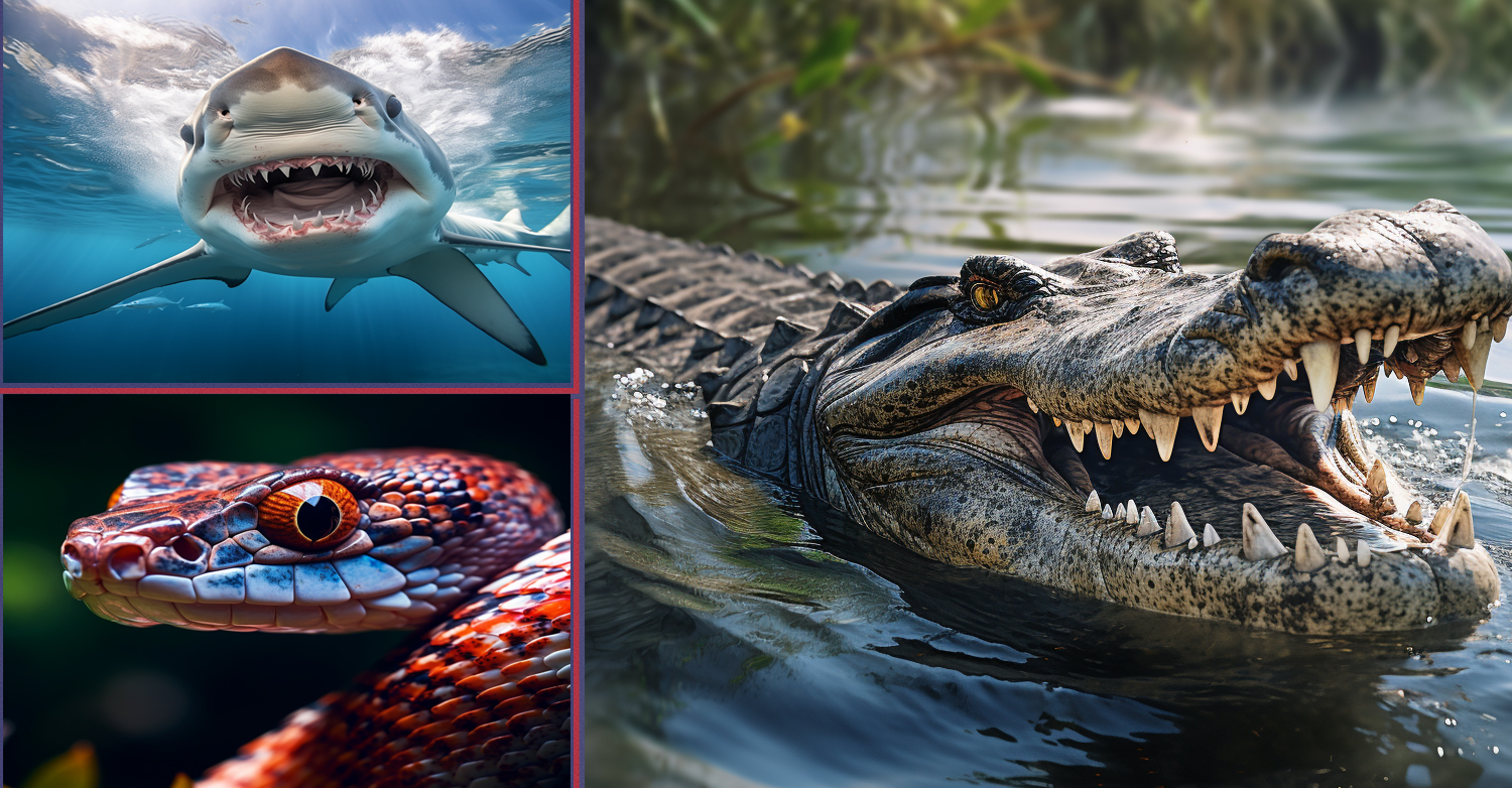 The three most dangerous animals in Florida. I
