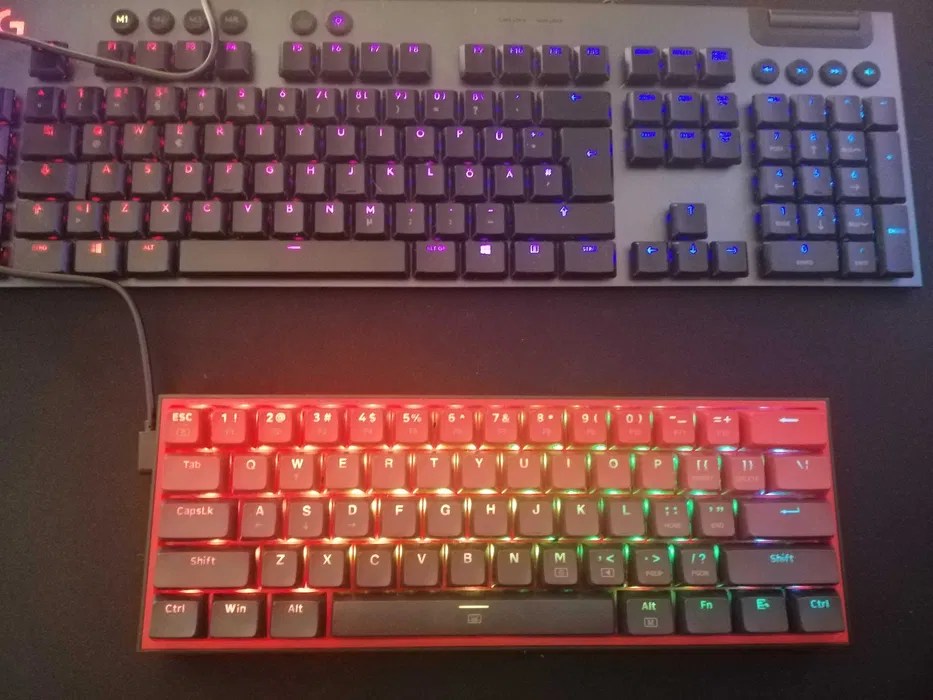 Механічна клавіатура Red Dragon k617 RGB (black-red): 1 500 грн