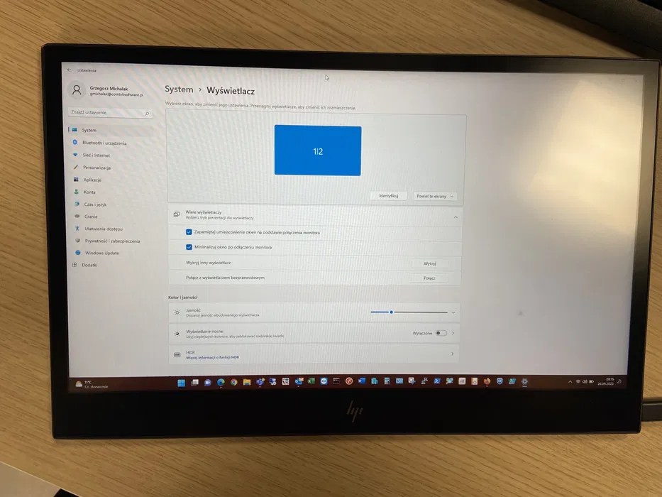 Monitor mobilny HP S14 USB C Full HD 1920x1080 WYMIANA Bydgoszcz • OLX.pl