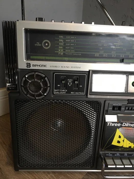 JVC RC838W Biphonic Boombox Ghettoblaster vintage