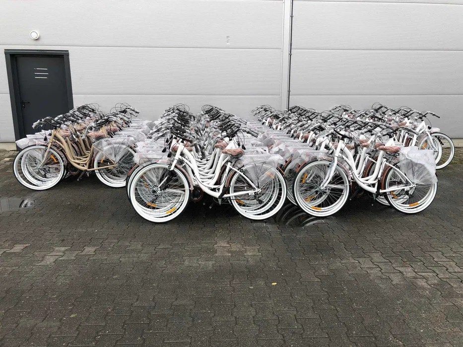 Rowery damskie miejskie pakiet 20 sztuk hurt Łabędź Śrem • OLX.pl