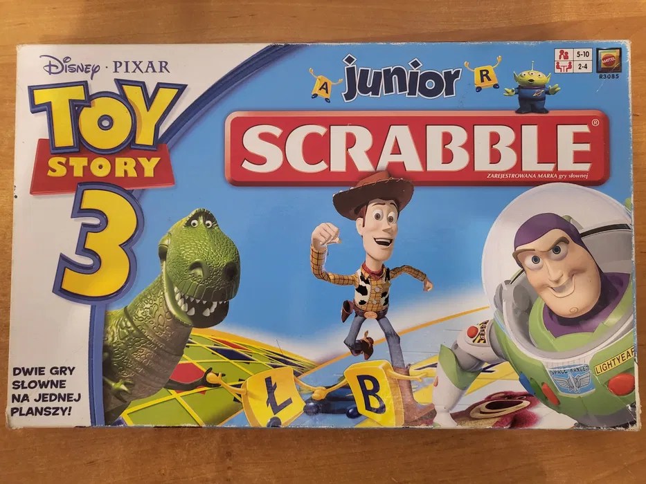 Gra planszowa Scrabble junior Toy Story 3 Grójec • OLX.pl