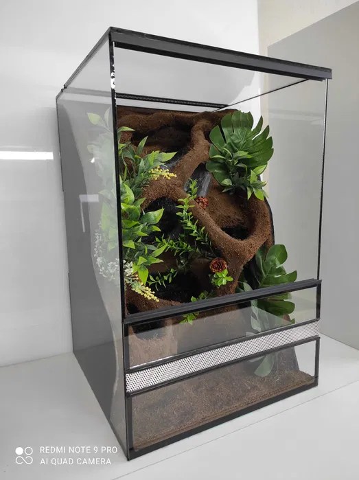 Terrarium z wodospadem dla gekona orzęsionego TW11W Łódź Polesie • OLX.pl