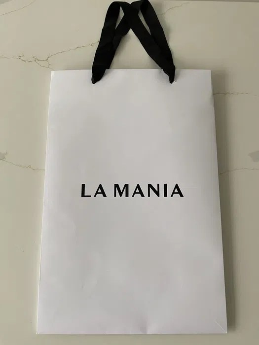 La Mania duża torba papierowa ozdobna prezentowa 30/25 cm powystawowa