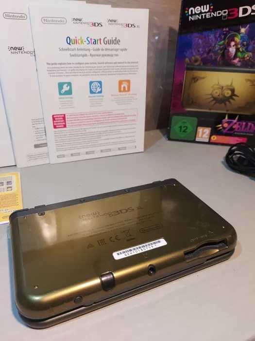 New Nintendo 3ds XL Zelda Majora's Mask Edition/IPS/CIB/Mega Zestaw
