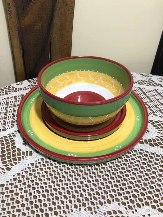Piękny komplet Intermezzo by bowlsdishes Września • OLX.pl
