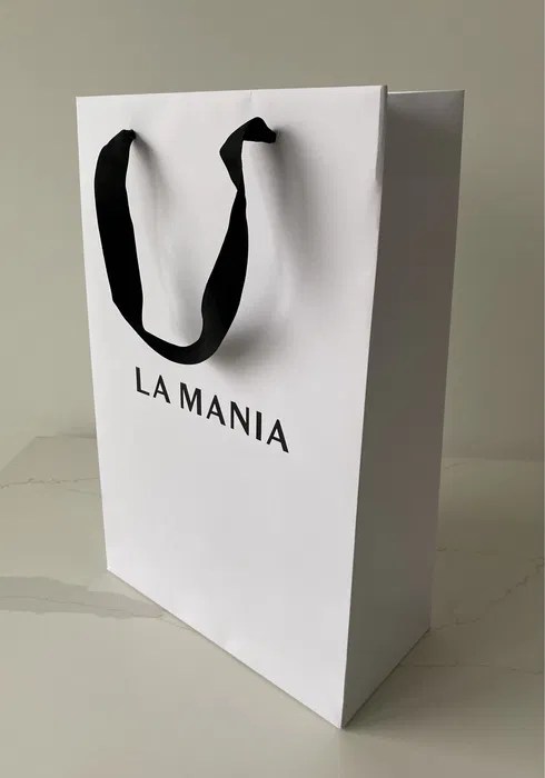 La Mania duża torba papierowa ozdobna prezentowa 30/25 cm powystawowa