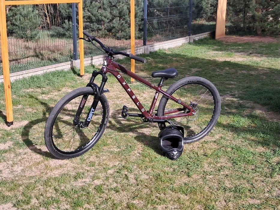 Oxfeld flag Dirt + kask rower posiada gwarancje Brzeski • OLX.pl