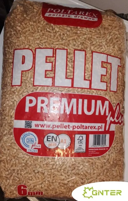 Pellet Premium Poltarex certyfikat EN plus A1, DIN plus Dąbrowa