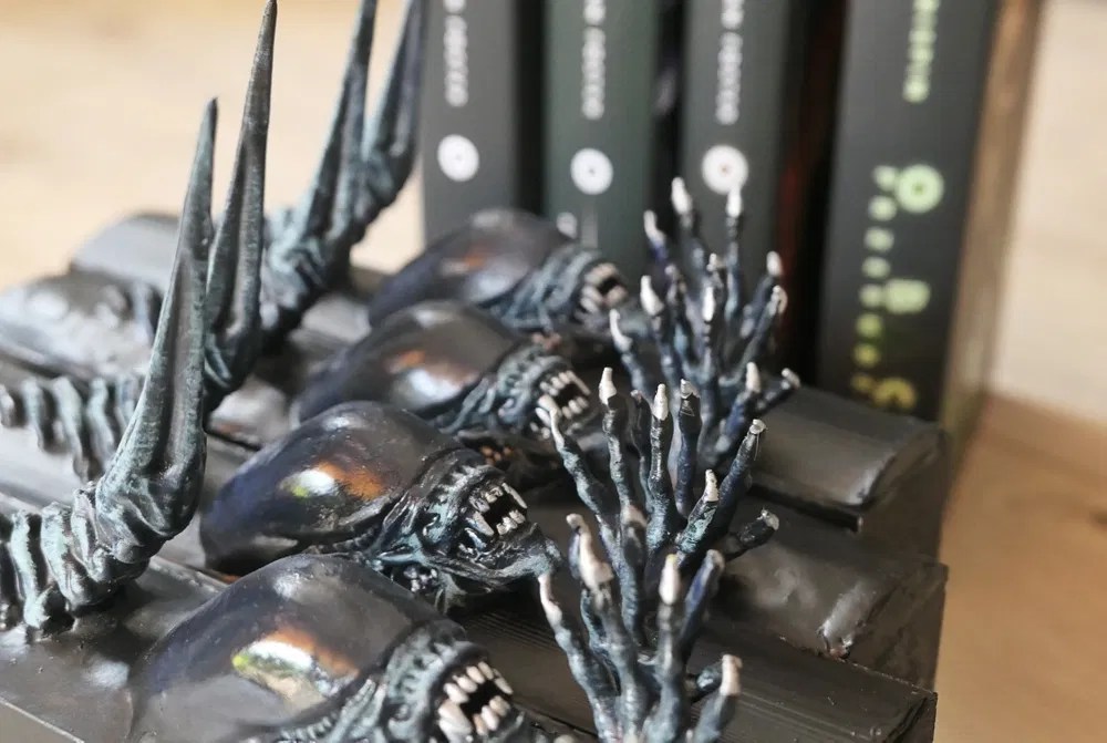 Obcy wkładka między książki. Rękodzieło. Vesper. Nostromo, Alien