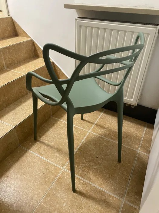 Krzesło kartell oryginalne miętowe zielone ogrodowe Skórzewo • OLX.pl